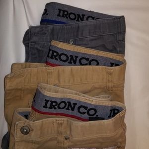 Casual Pants - Iron Clothing Co. - Gray and Khaki